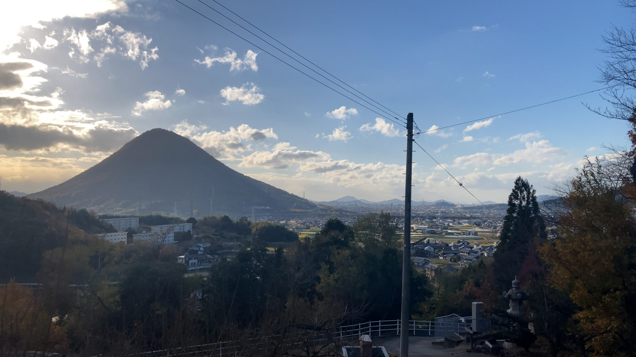 黒岩天満宮　鳥居からの絶景